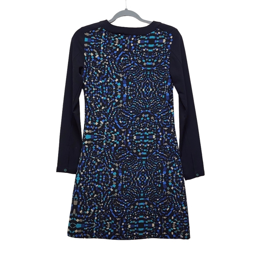 Skunkfunk Enara Geometric Print Shift Dress, Size 1 (XS) - Picture 4 of 7